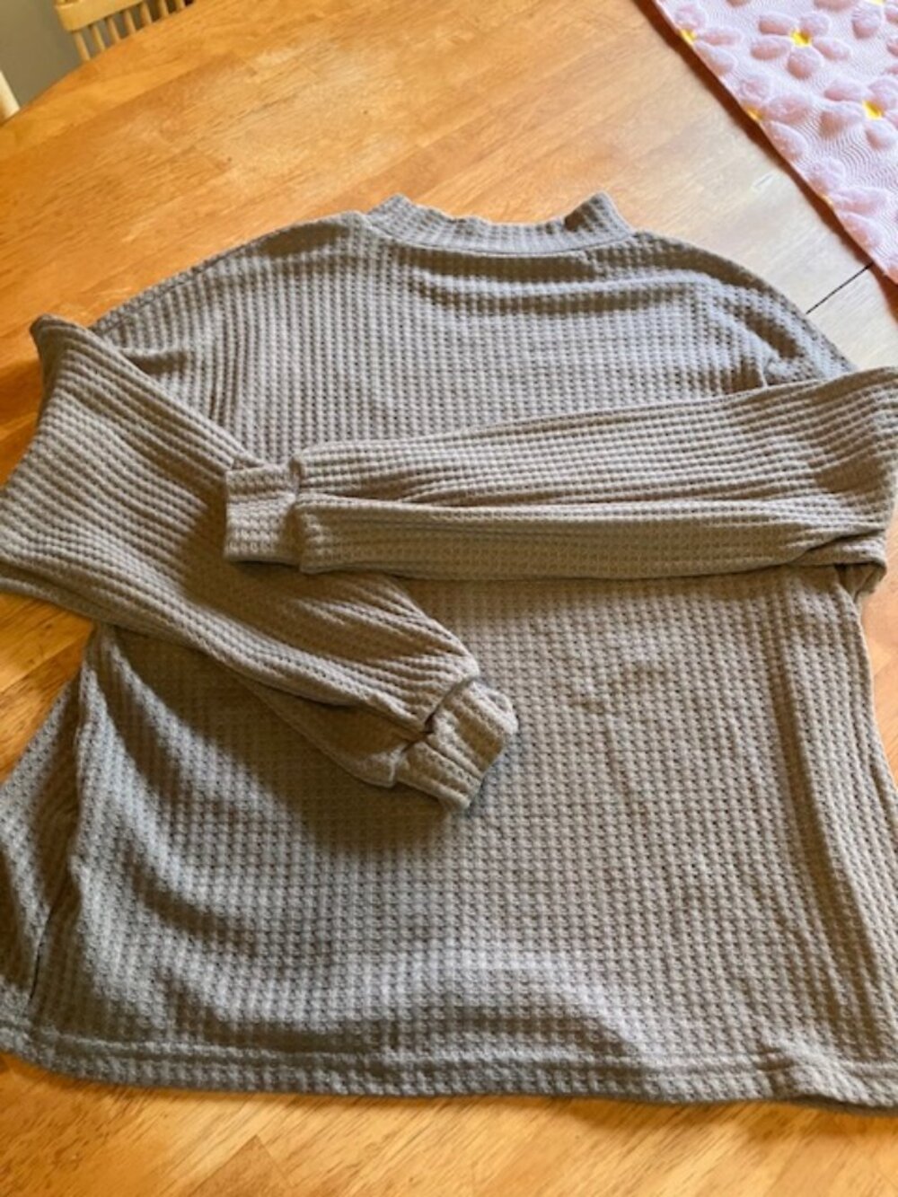 Cafe Colored Long Sleeved Top